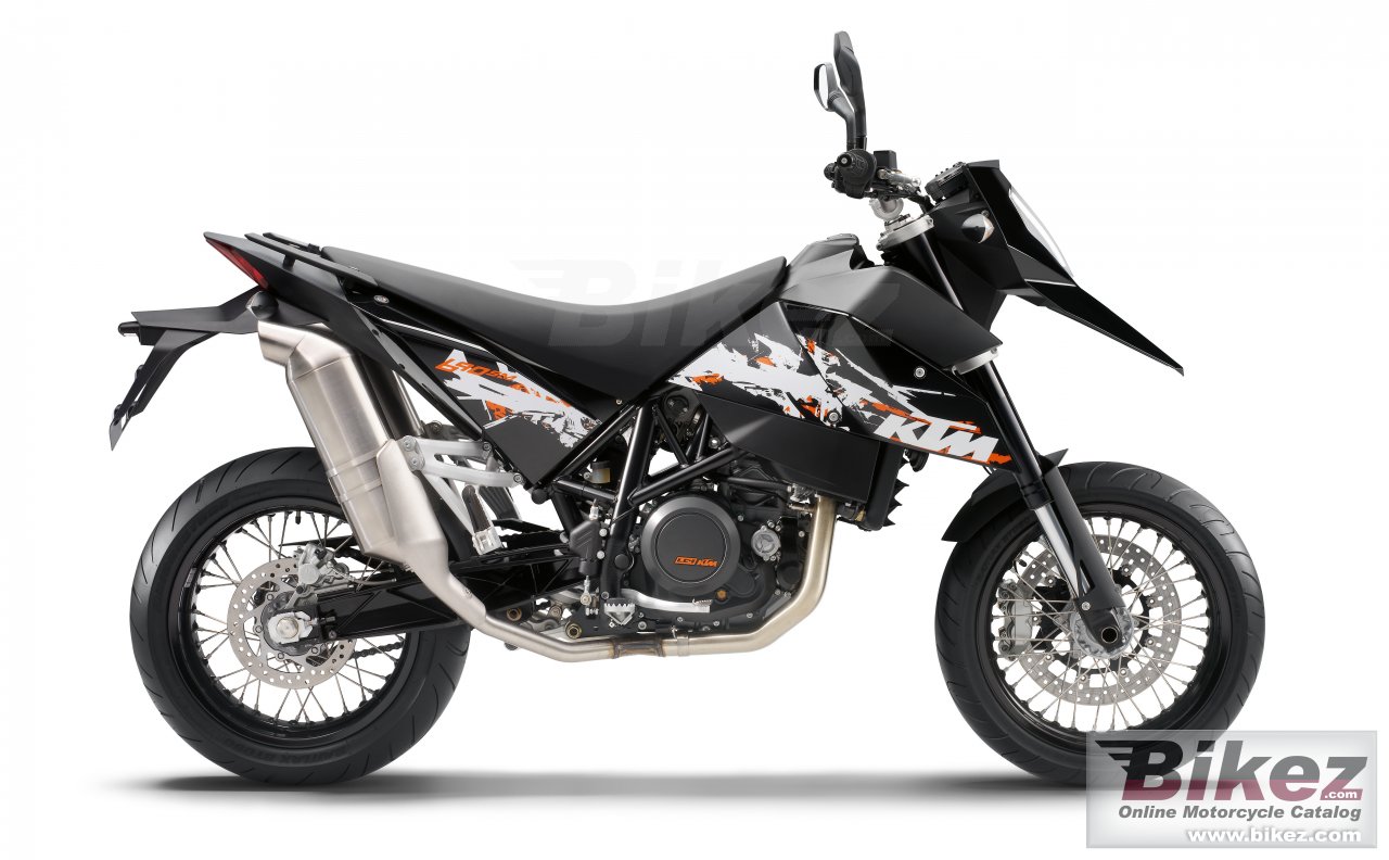 Big KTM 690 supermoto limited edition picture and wallpaper from Bikez.com